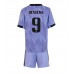 Cheap Real Madrid Karim Benzema #9 Away Football Kit Children 2022-23 Short Sleeve (+ pants)